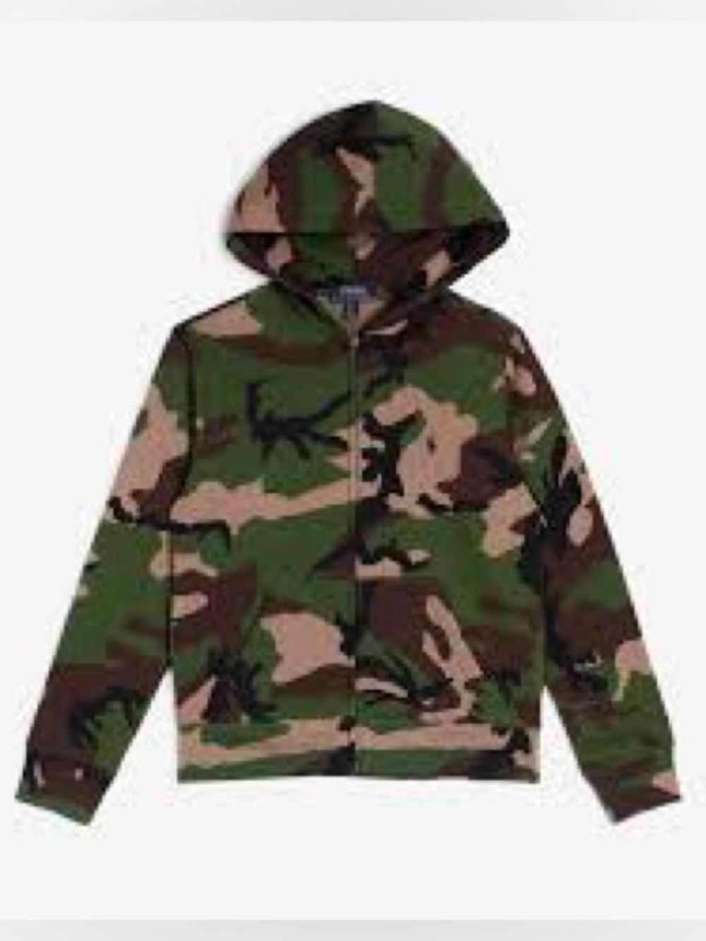Ralph Lauren Kids Camo Zip Hoodie - Green, Brown, Tan